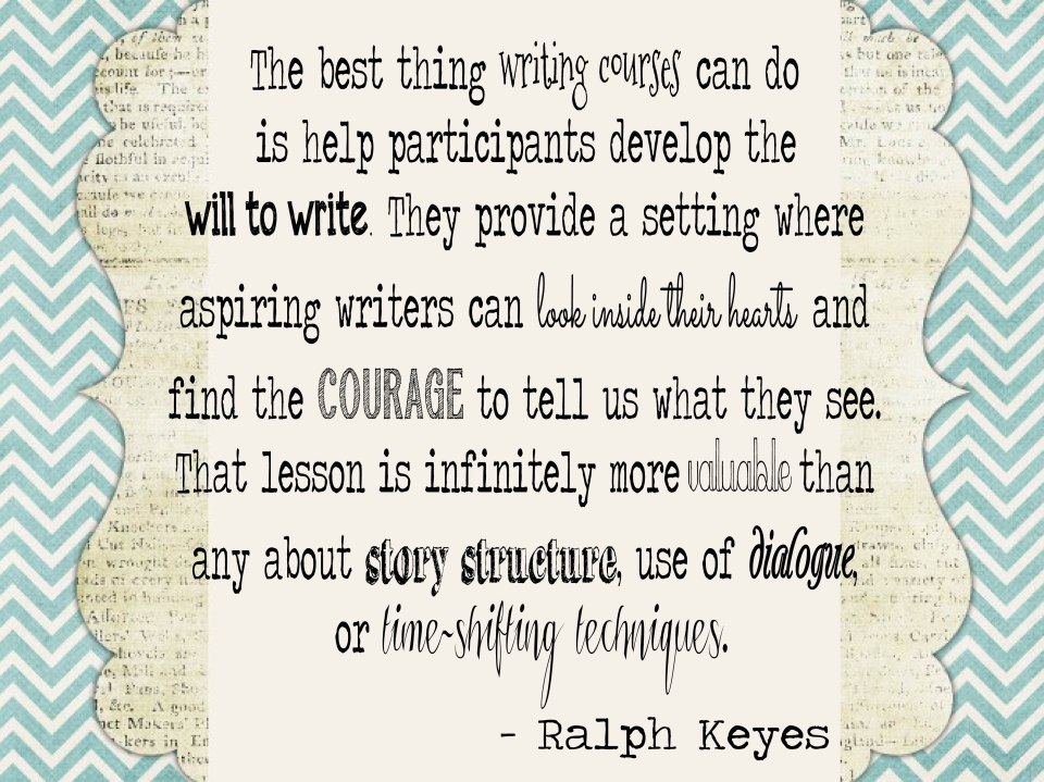 Philosophy of Writing Quote